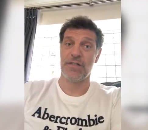 Albion boss Slaven Bilic sent a video message to Peter in hospital