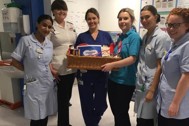 Donation at Birmingham Children's Hospital
