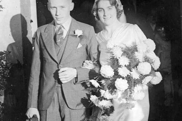 Marriage to Stan at Stambermill Church on November 14, 1936
