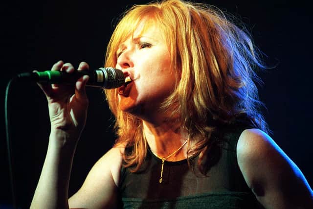 Carol Decker on stage