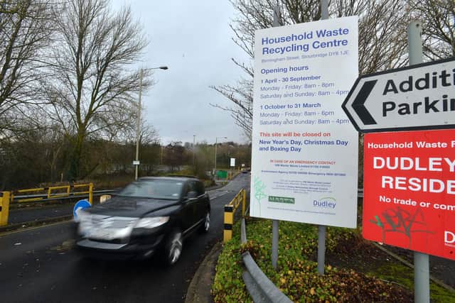 Stourbridge Household Waste Recycling Centre is staying shut