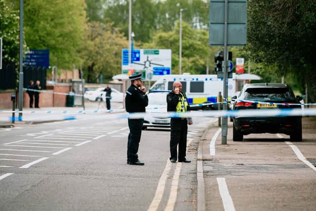 The road is closed between Beeches Road and Bagnall Street