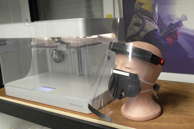 Face guards being made by Metallisation through 3D printing