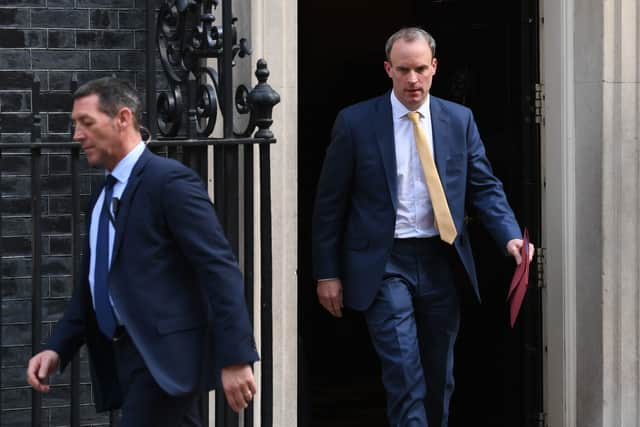 Foreign Secretary Dominic Raab is leading the Government while the Prime Minister is in intensive care