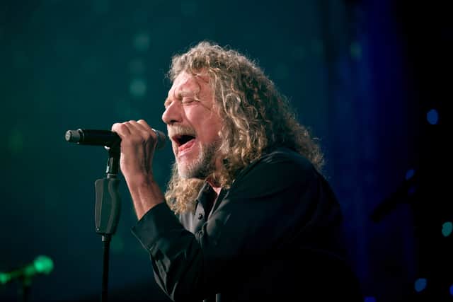 Robert Plant performs at the Wolverhampton Wanderers end of season dinner