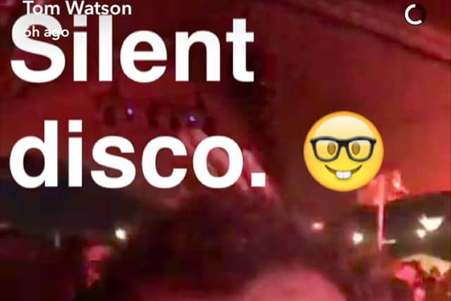 Tom Watson at Glastonbury Festival in 2016