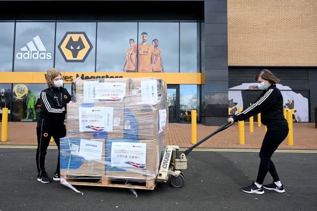 Wolves' owners Fosun donate huge cargo of protective clothing to New Cross in heart-warming gesture