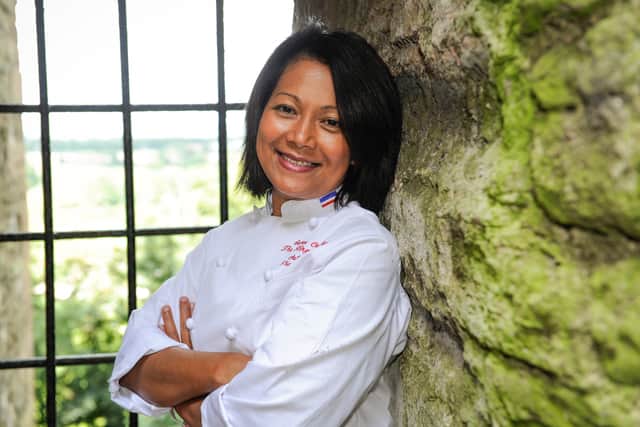 Suree Coates runs her restaurant in Ironbridge