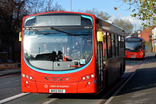 National Express buses