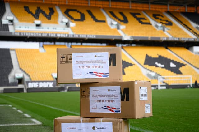 Wolves' owners Fosun donate huge cargo of protective clothing to New Cross in heart-warming gesture