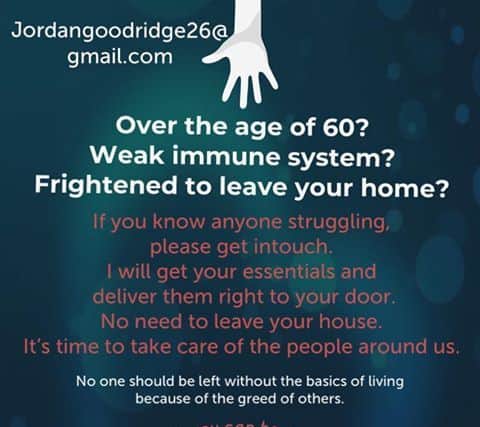 Jordan Goodridge's offer of help