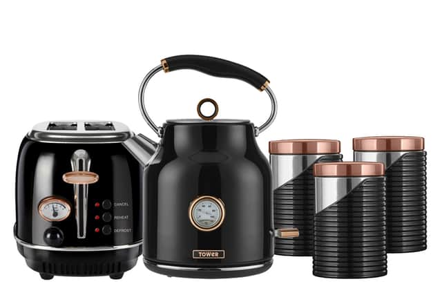Tower Kettle and Toaster Set