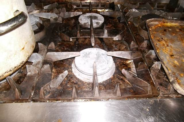 Dirty and poor condition of equipment at Chipmasters in Walsall