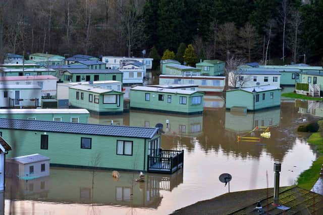 Flooding in Bridgnorth on Tuesday