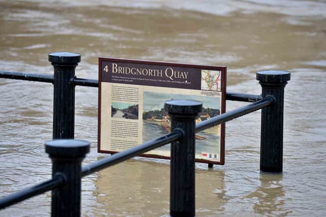 Flooding in Bridgnorth on Tuesday