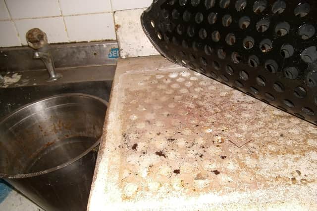 Dirty and poor condition of equipment at Chipmasters in Walsall