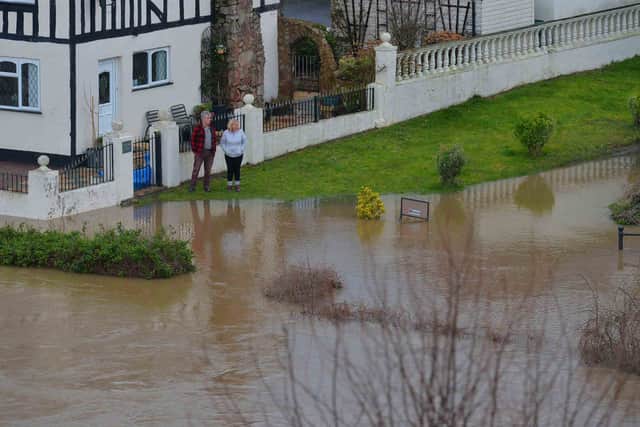 Flooding in Bridgnorth on Tuesday