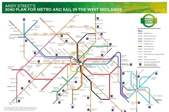 Andy Street's transport plans for the West Midlands