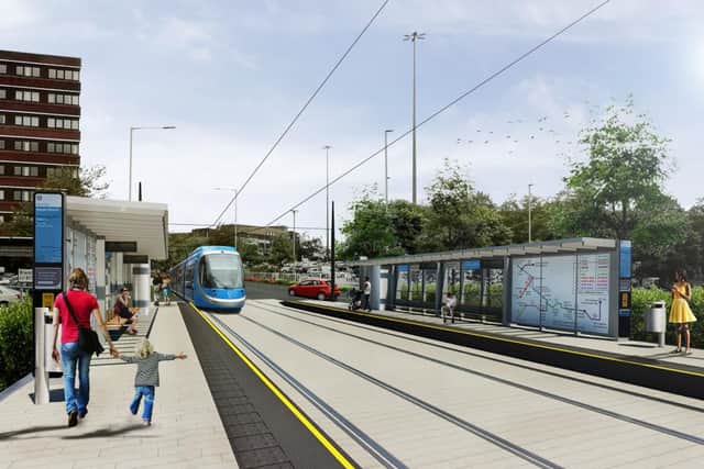 How the Metro line in Dudley will look
