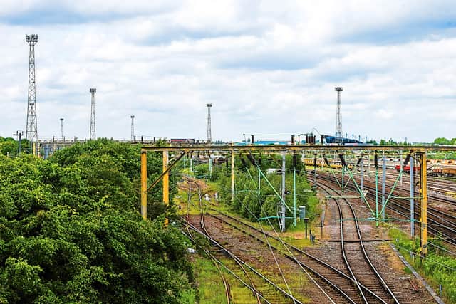 The Bescot freight yard