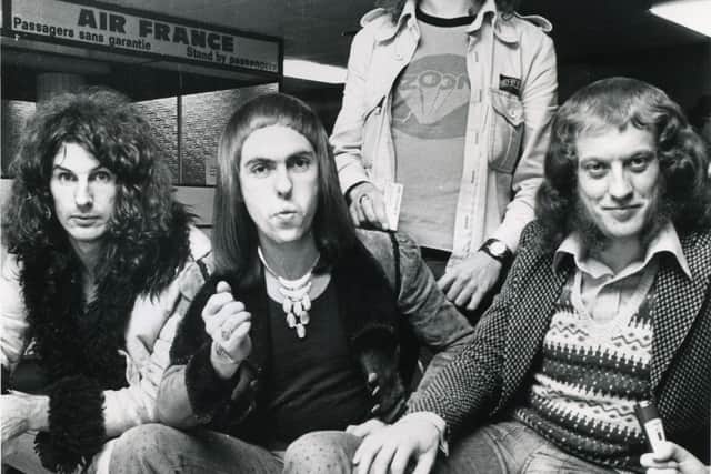 Slade at Heathrow airport in 1972