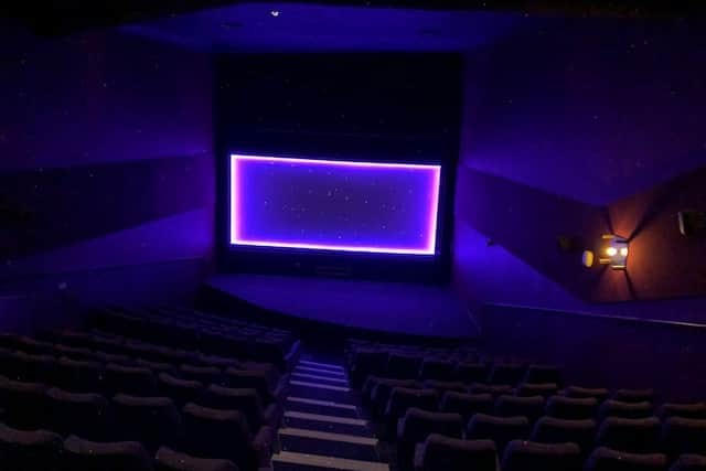 The main screen at the Stafford Cinema