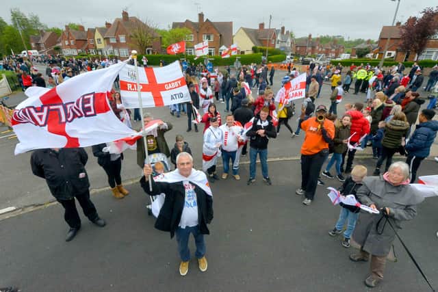 The St George's Parade has attracted up to 10,000 people in previous years