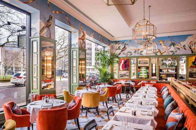 The décor is immaculate. Vast pictures of Birmingham are interspersed with modern art and art deco motifs