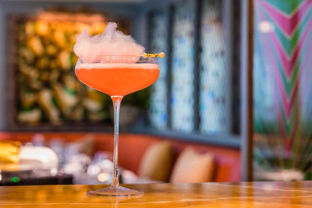 A candyfloss fizz is one of the cocktails on offer
