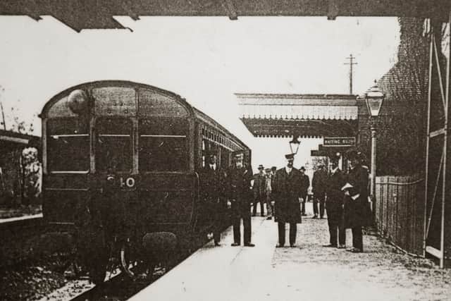 The former Smestow Railway Station at Tettenhall pictured in 1925