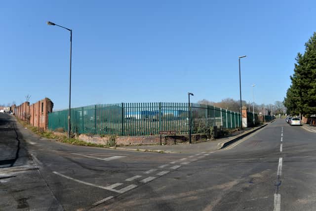Junction of Cemetery Road and Kendricks Road, Darlaston, where the town's new train station would be created