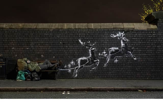 Banksy's new installation in Birmingham