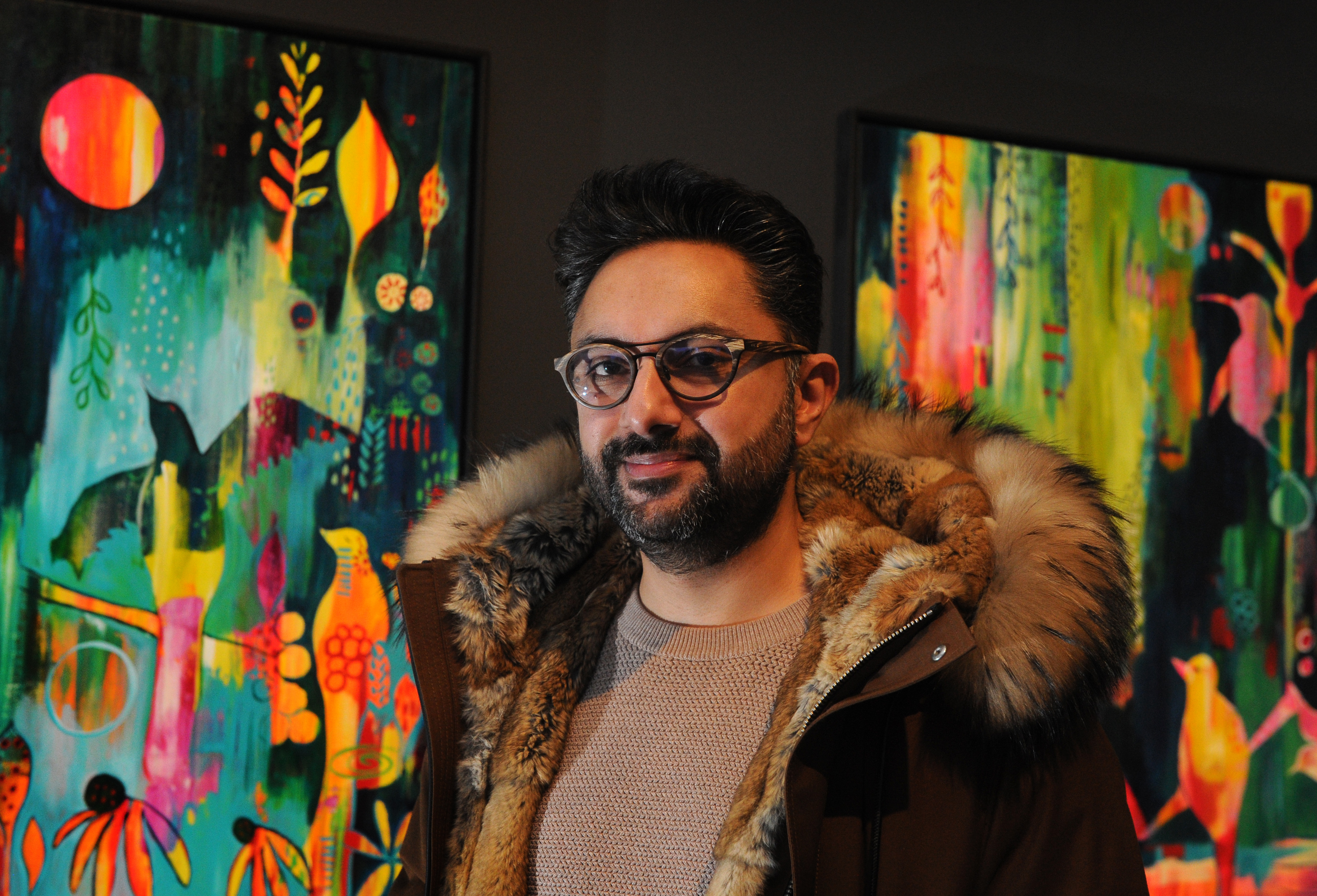 Author and journalist Sathnam Sanghera helped to open the exhibition