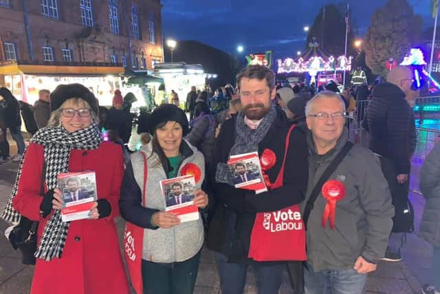 James Cunningham, second from right, is Labour's candidate for West Bromwich West