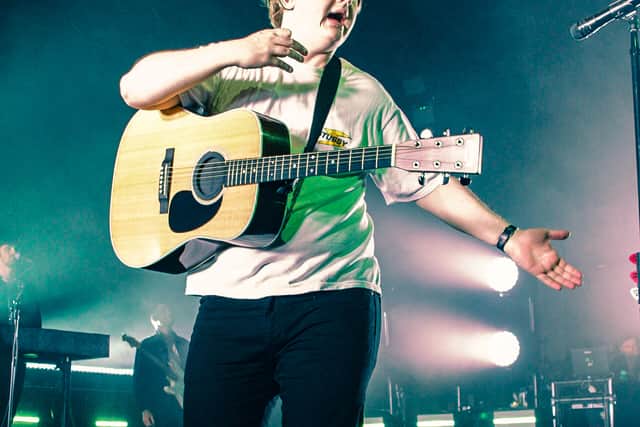 Lewis Capaldi on stage at the O2 Academy in Birmingham. Photo: Eleanor Sutcliffe