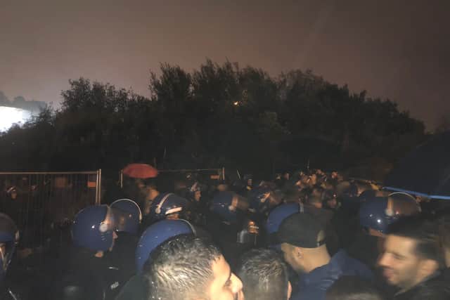 The scene outside the Braga Municipal Stadium. Photo: @_georgewwfc