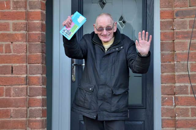 Former Wolverhampton councillor David Bourne on the campaign trail in the city