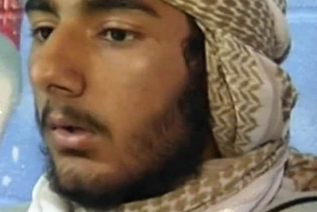 London Bridge killer, Usman Khan, in 2008. Khan had been living in a flat in Stafford prior to Friday's terror attack. Picture: BBC 