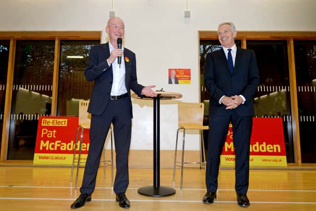 Labour candidate Pat McFadden was joined by Tony Blair during the election campaign