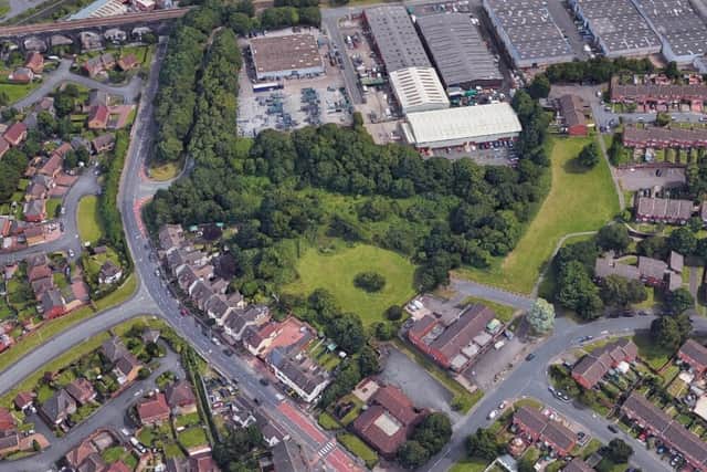 An aerial view showing the land off Gorsebrook Road in Wolverhampton. Photo: Google