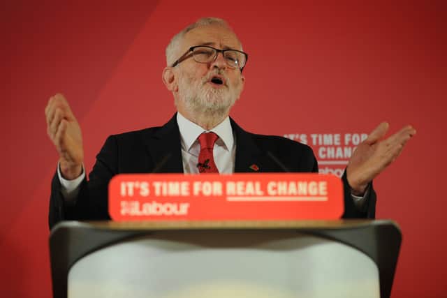 Jeremy Corbyn, pictured at the University of Wolverhampton's Telford campus on Thursday