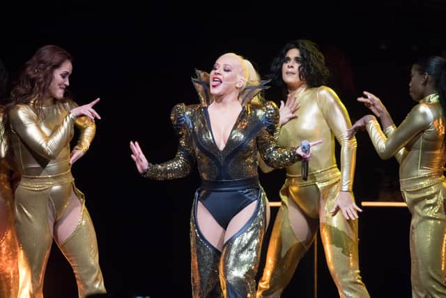 Christina Aguilera performs on her X Tour. Pic: Sam Hussein via Getty