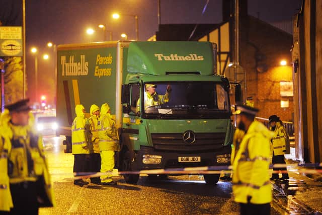 A police investigation is under way into the collision