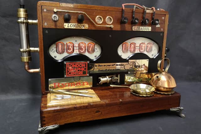 The clock made for Theo Paphitis