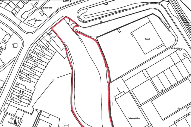 Wolverhampton Council's map showing the proposed site