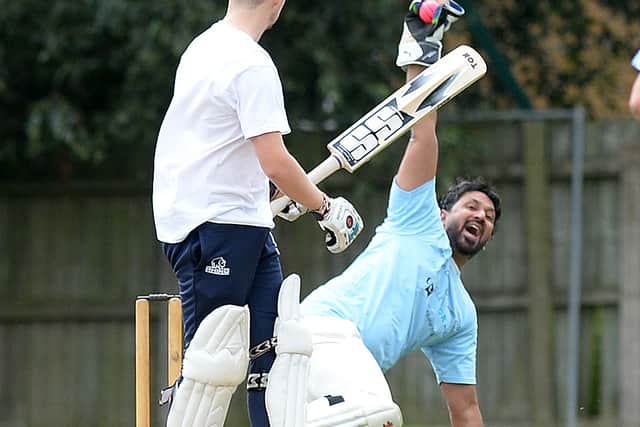 Imran Suddle claims a wicket for Walsall for All