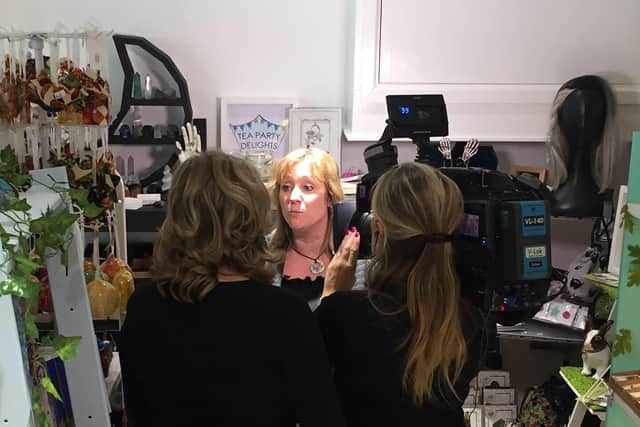 Suzie Lavender is interviewed