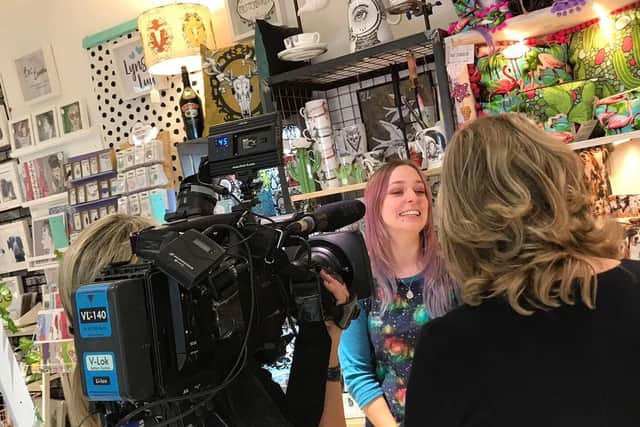 Becky Forster is interviewed