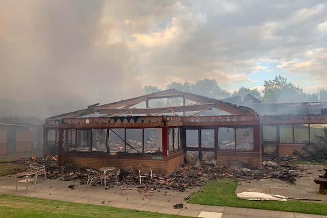 Some of the damage caused by the fire. Photo: John Kennett/West Midlands Fire Service