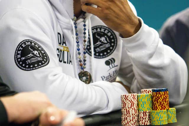 David Haye had a chip count of £5.2 million before going all in